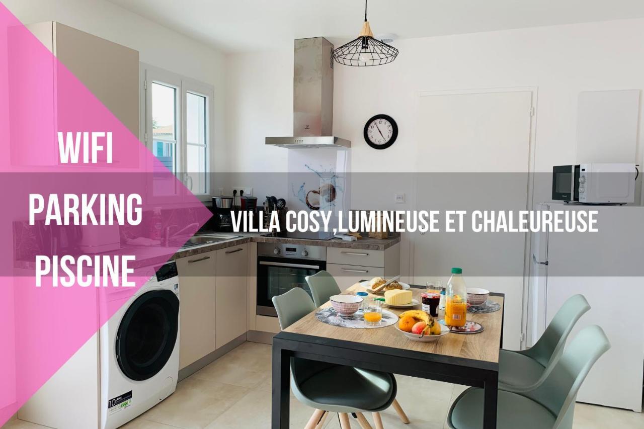 Le Mousse Maison Avec Piscine/Parking/Wifi/Plages 5Kms Les Mathes Bagian luar foto