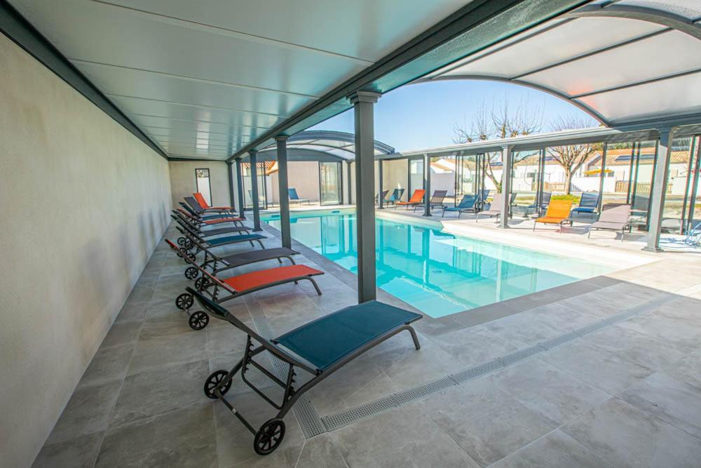Le Mousse Maison Avec Piscine/Parking/Wifi/Plages 5Kms Les Mathes Bagian luar foto